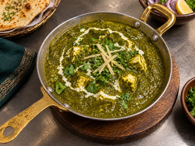 Haryali Saag Paneer.