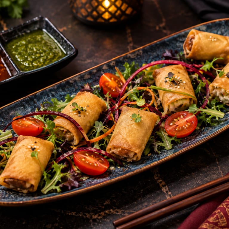 Savor Our Spring Rolls