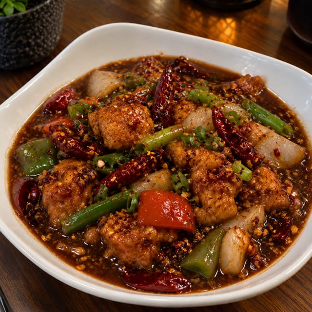 Szechuan Chili Chicken.