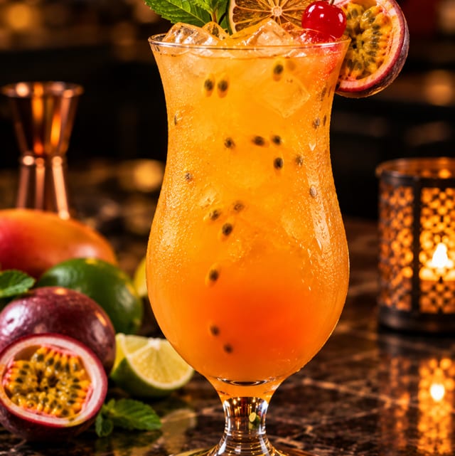 Passion Storm Rum Punch.
