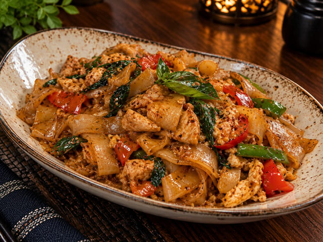 Drunken Noodles.