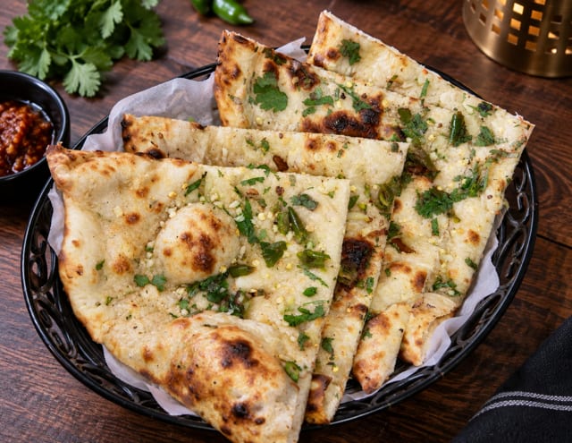 Chili Garlic Naan.