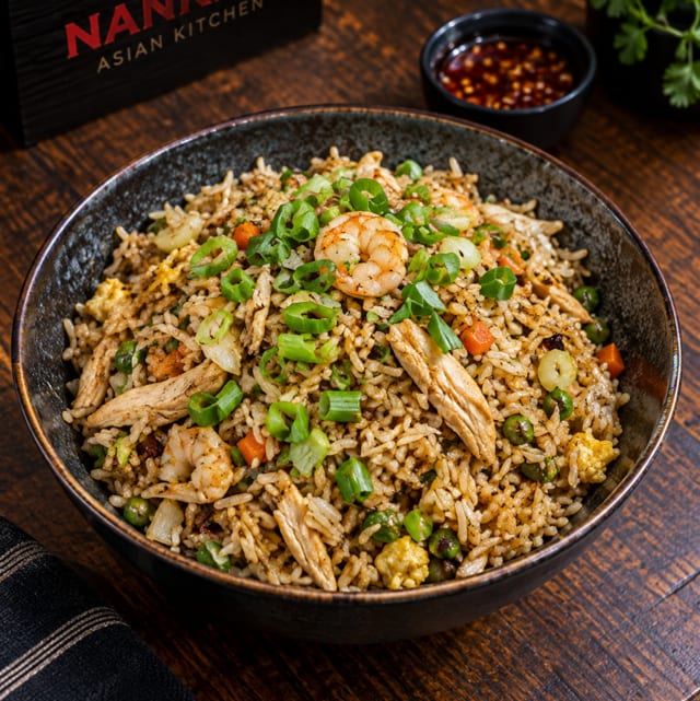 Indo-Chinese Fried Rice.