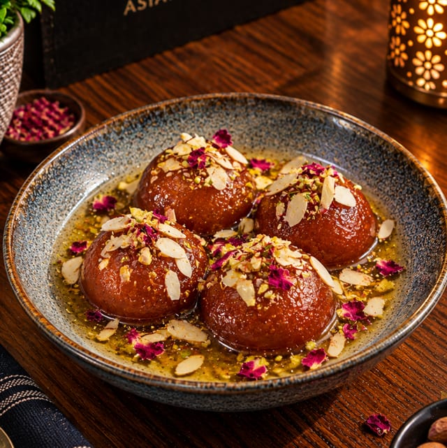 Shahi Gulab Jamun (4 pcs).
