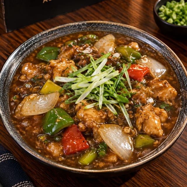 Hakka Dragon Chicken (gravy).