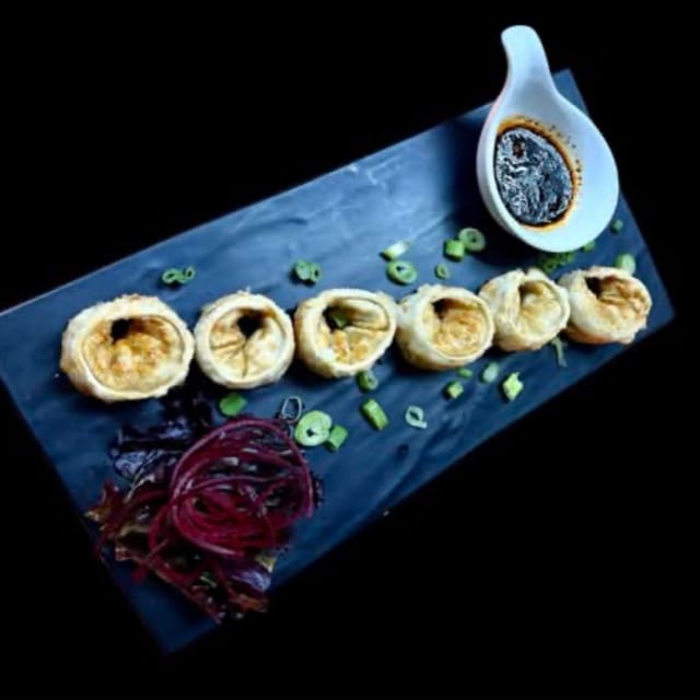 Vegetable Fried Dumplings.