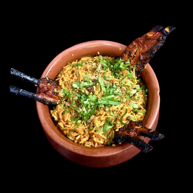 Lamb Chop Biryani.