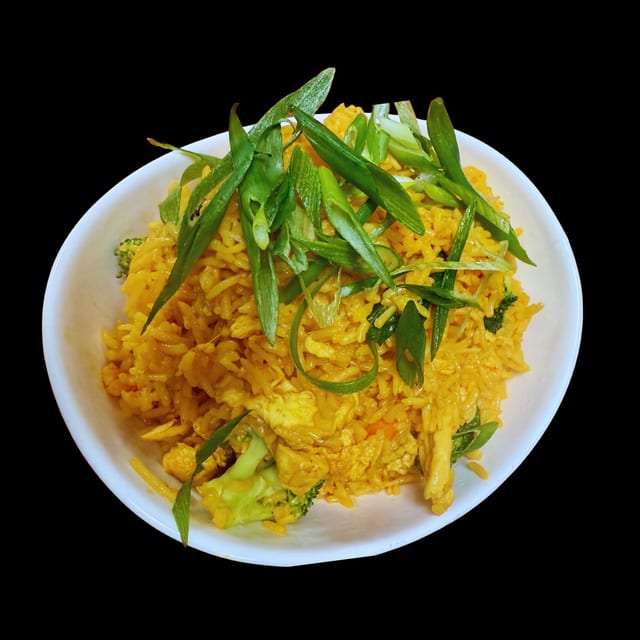 Spicy Curry Fried Rice.
